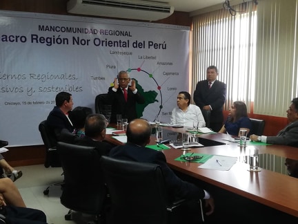 Intervención en reunión de la Mancomunidad